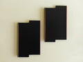 Heian Zohiko geometric lacquer tray, front view