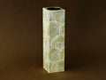 Mother-of-pearl lacquer vase, front view